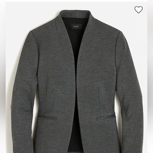 J Crew “going out blazer stretch twill” Heather grey